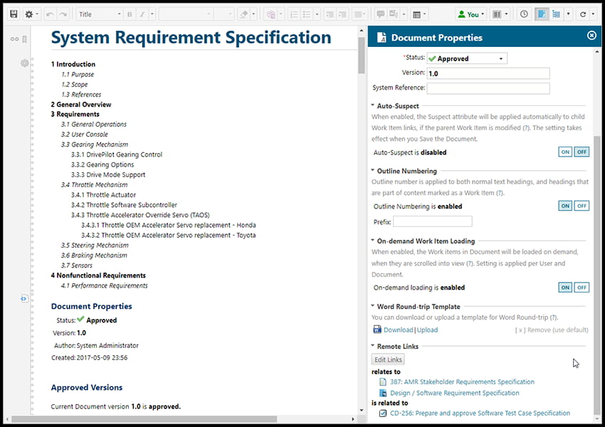 Software Requirement Properties